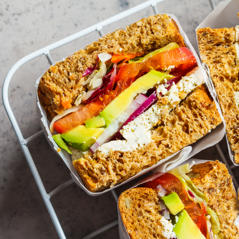 Tempeh Toast Sandwich