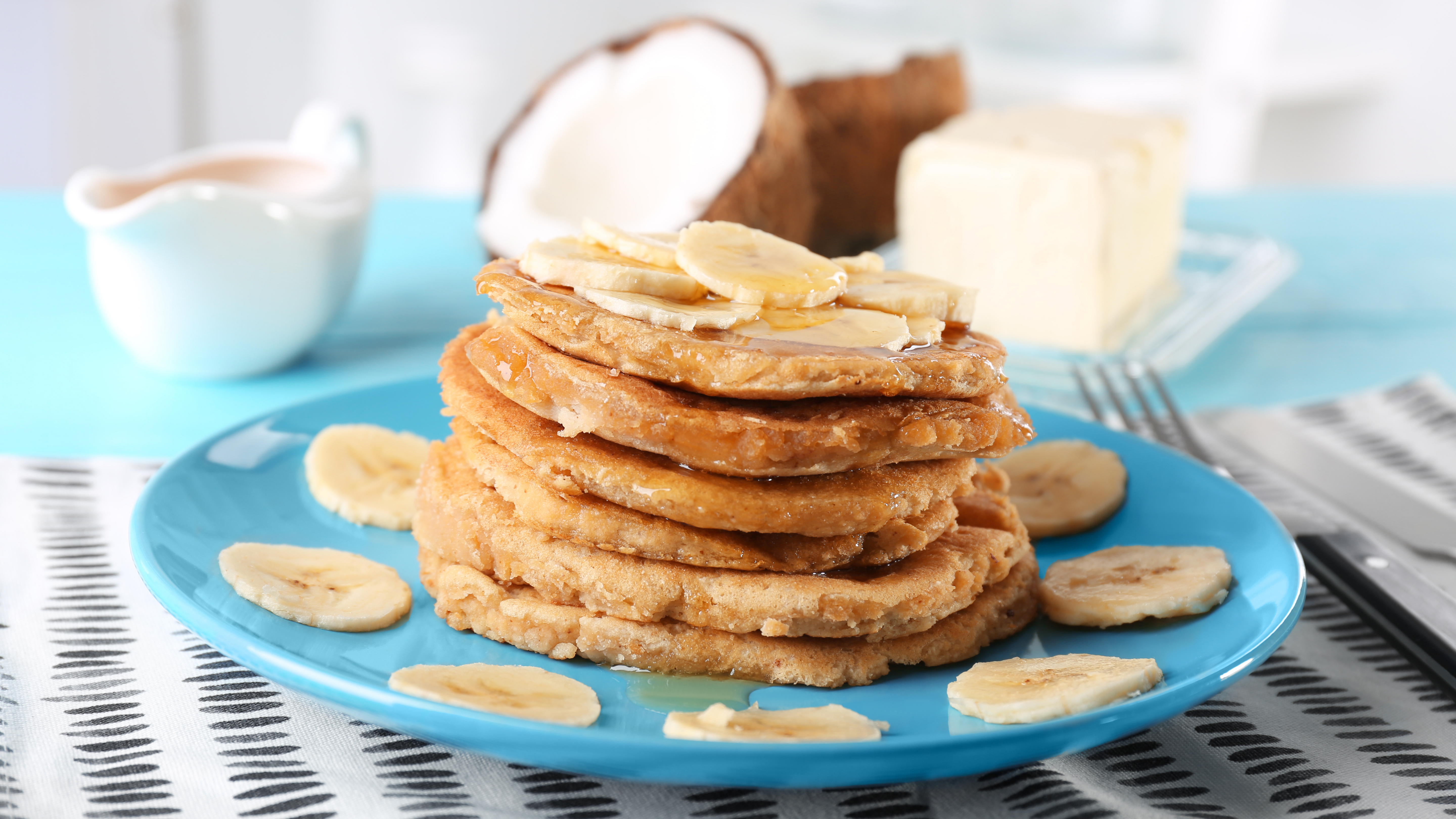 Coconut Banana Pancakes