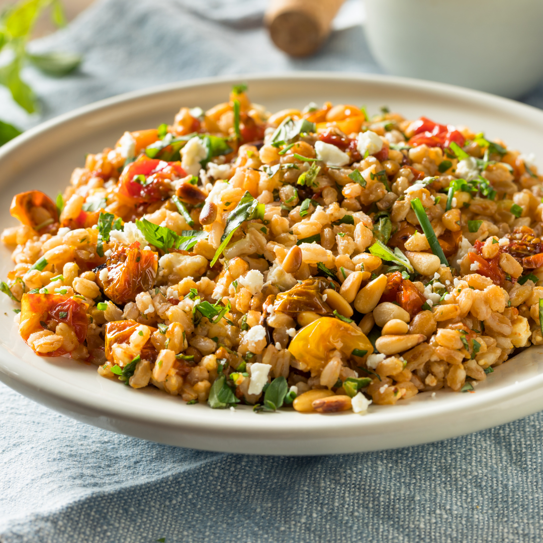 Fried Farro with Vegetables