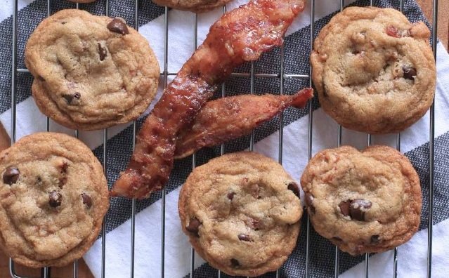 Candied Bacon Chocolate Chip Cookies