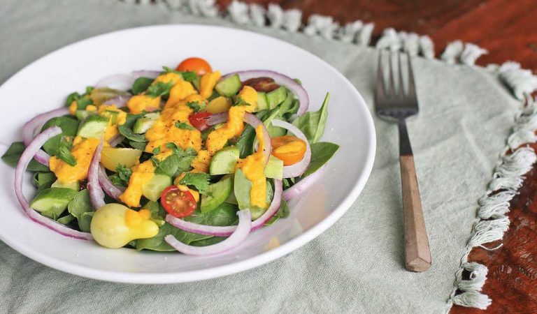Carrot Miso Salad Dressing and my Everyday Detox Salad