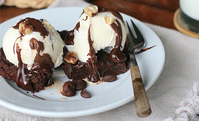 Double Chocolate Hazelnut and Brown Butter Brownies