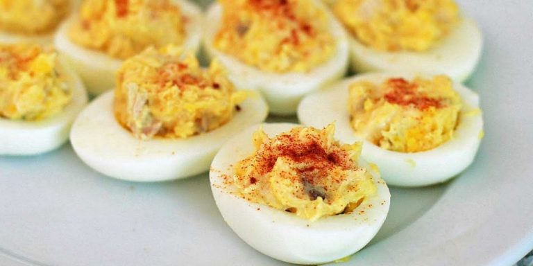 Eggs Stuffed with Tuna and Anchovies