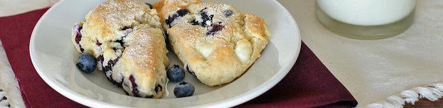 Gluten-Free Blueberry and Cream Cheese Scones
