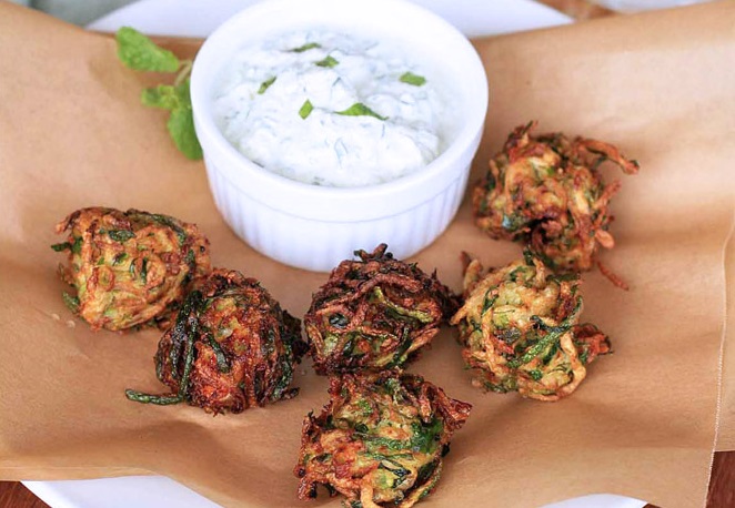 Herbed Zucchini and Feta Fritters