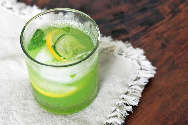 Cucumber Agua Fresca with Lemon and Mint