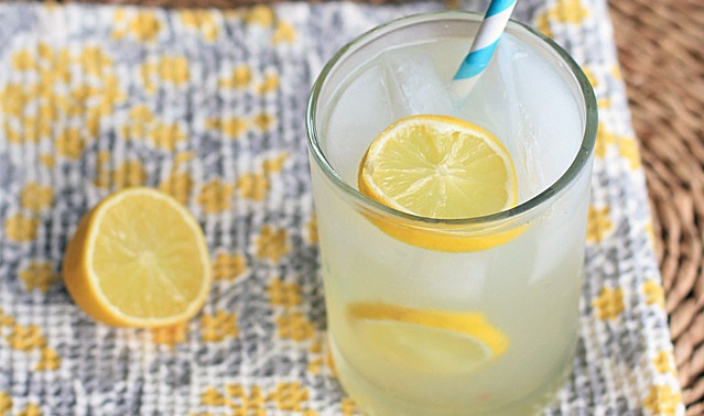 Meyer Lemon and Ginger Spritzer