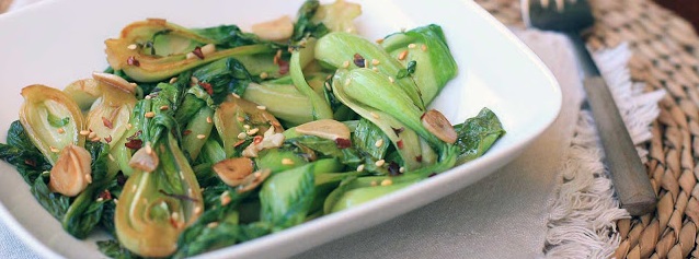 Quick Soy-Sesame Asian Baby Bok Choy