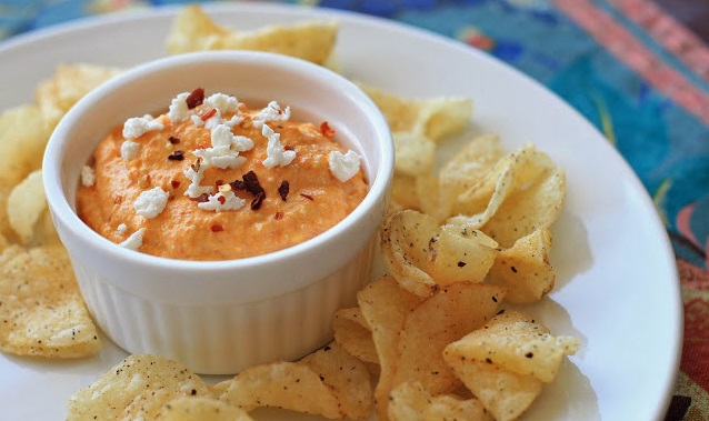 Roasted Red Pepper and Feta Dip