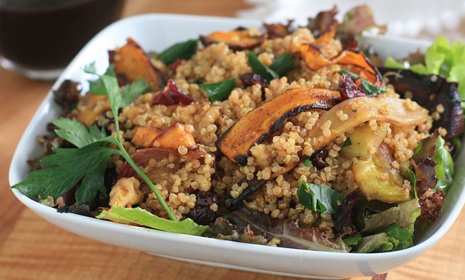 Roasted Carrot and Quinoa Salad