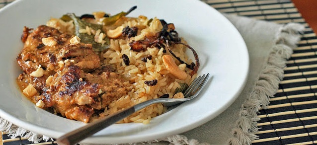 Spicy Cashew Coconut Chicken