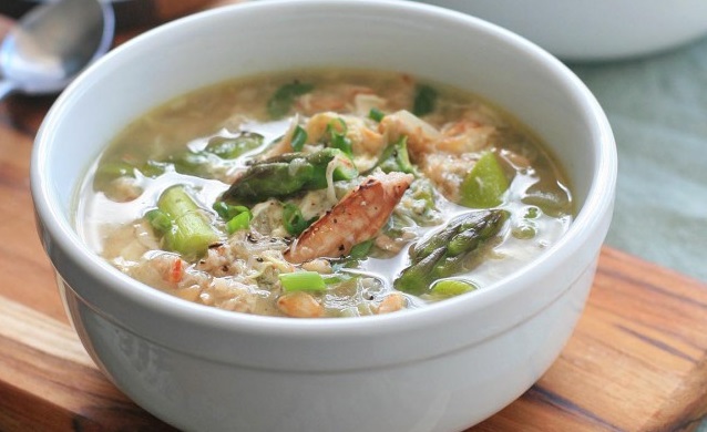 Vietnamese Crab and Asparagus Soup