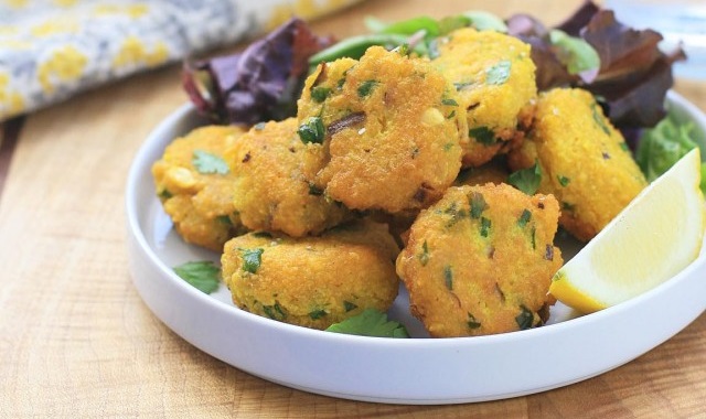 Spiced Yellow Split Pea Fritters