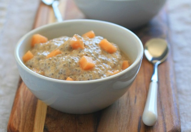 Melon and Chia Seed Faux Tapioca Pudding
