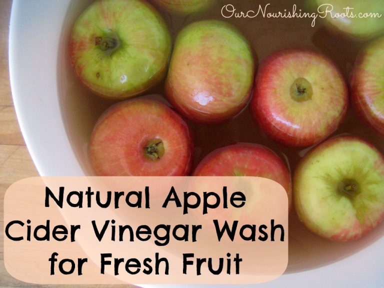 How To Wash Produce with Apple Cider Vinegar