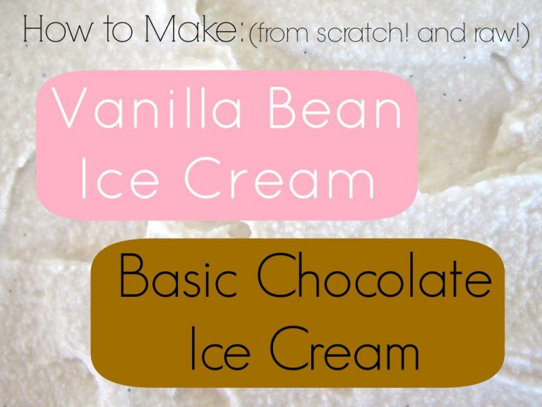 How to make Homemade Ice Cream (Vanilla + Chocolate)