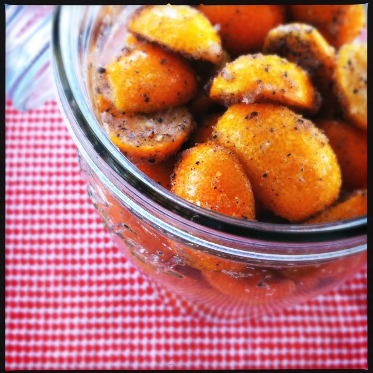 Salt & Pepper Preserved Kumquats