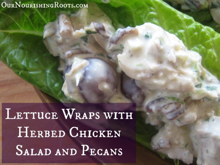 Chicken Salad wrapped in Lettuce