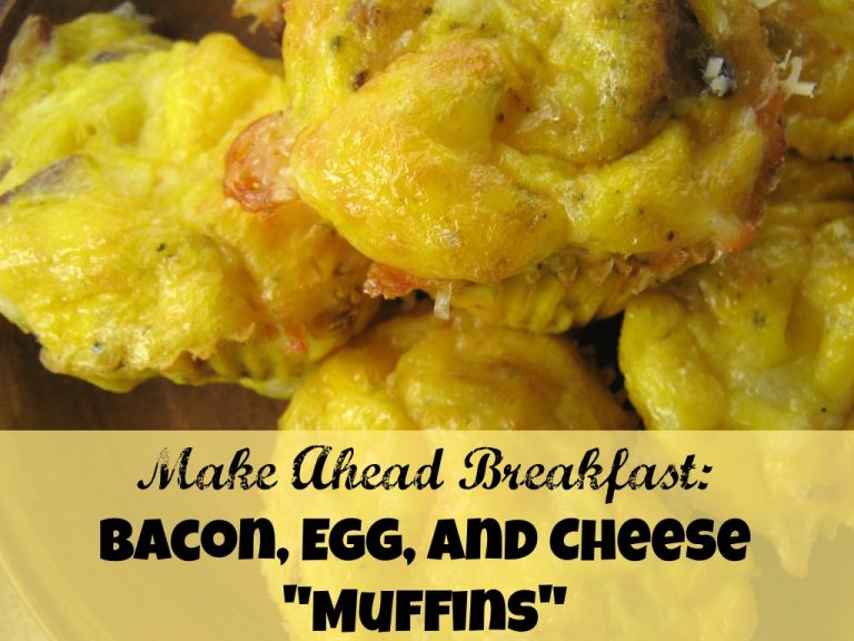 Breakfast Egg Muffins with Bacon and Cheese