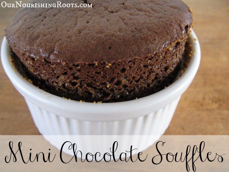 Mini Grain-free Chocolate Souffles