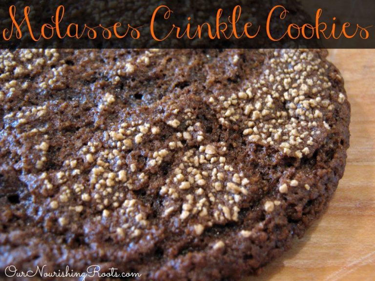 Homemade Molasses Crinkles