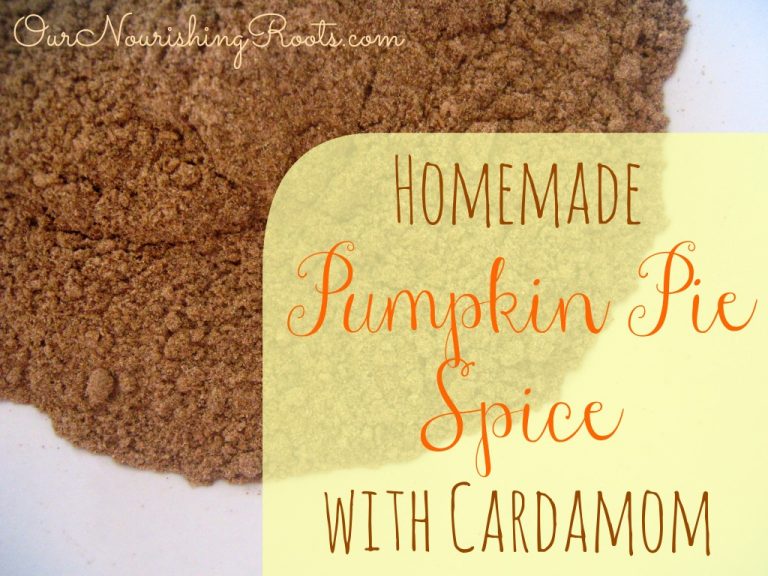 Homemade Pumpkin Spice Blend with Cardamom