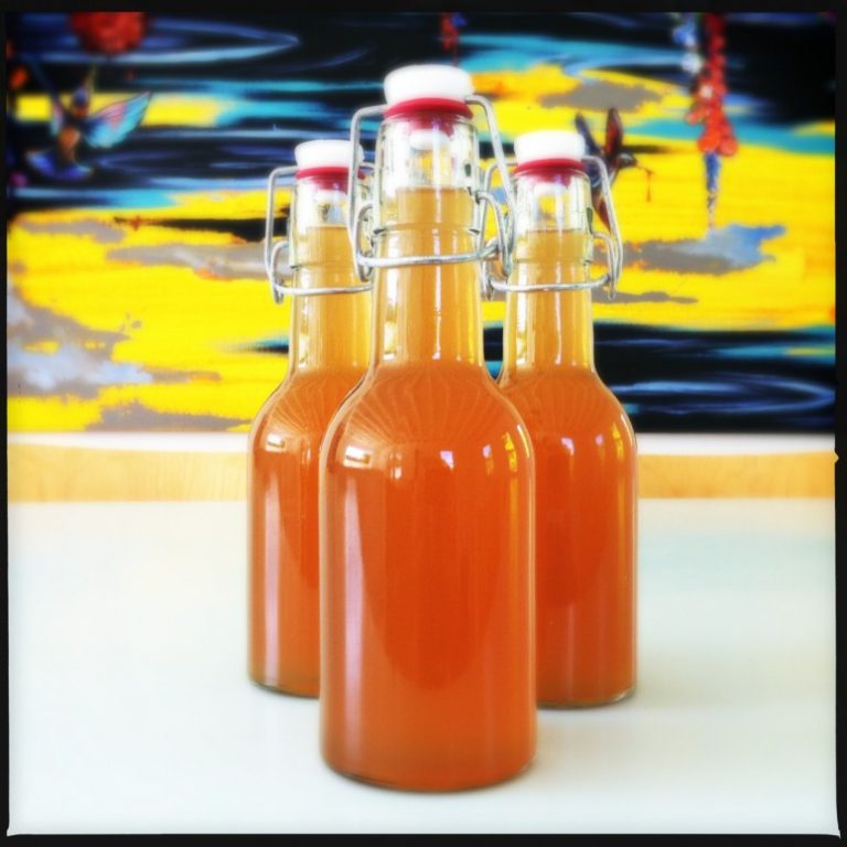 Rhubarb Lavender Shrub