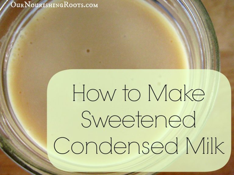 How to Make Homemade Sweetened Condensed Milk