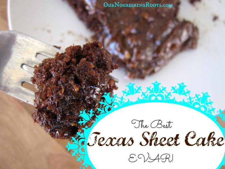 Healthy version of Texas Sheet Cake recipe