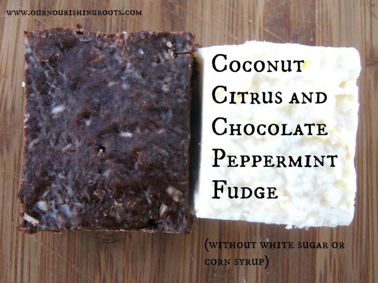 Fudge 2 ways: Choco Peppermint and Citrus