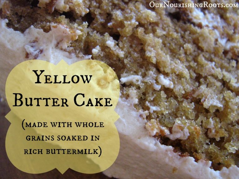 Golden Birthday Yellow Butter Cake