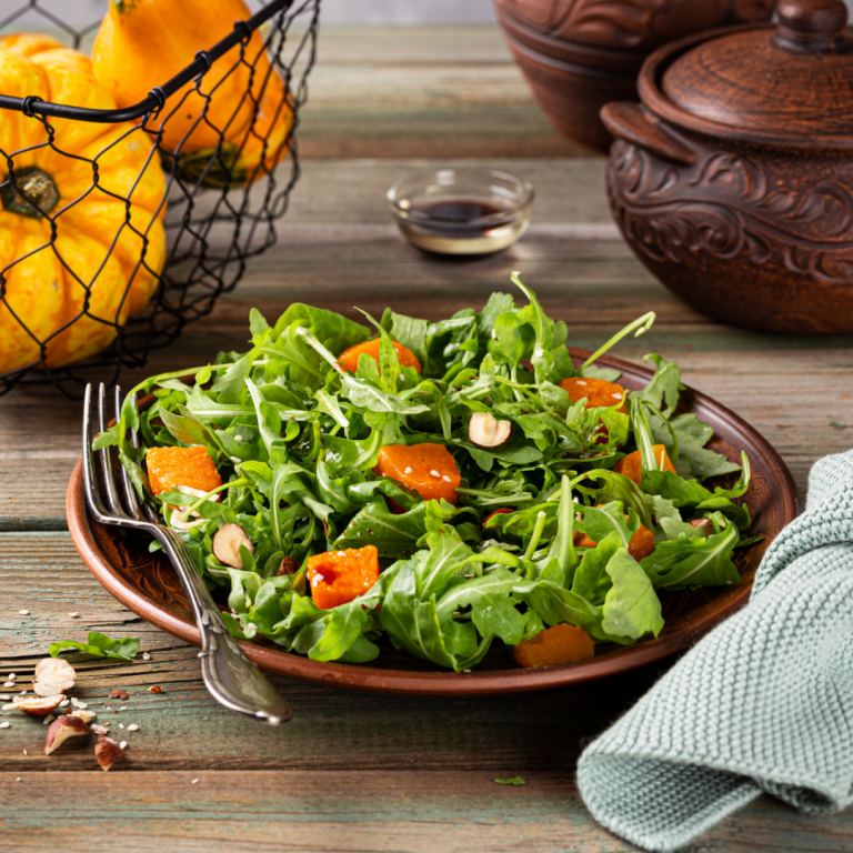 Colorful Plant Power Bowl with Cranberry-based Dressing